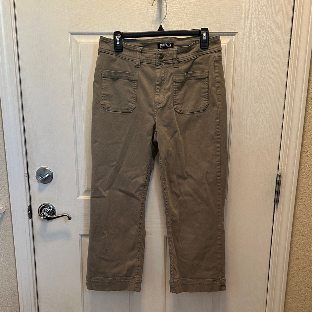 Buffalo David Bitton Women's Olive Chinos